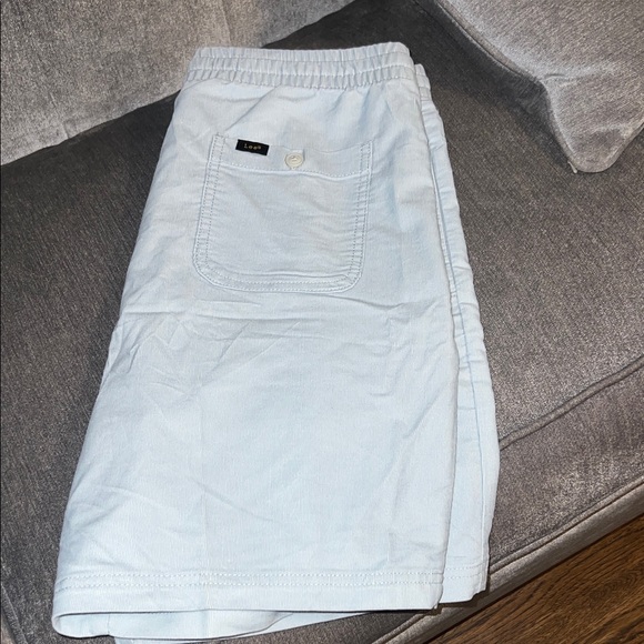 Lee Men's Athletic Shorts in Light Blue - Picture 1 of 2